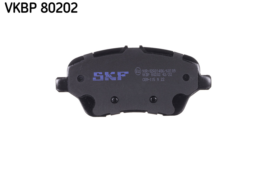 Set placute frana,frana disc VKBP 80202 SKF